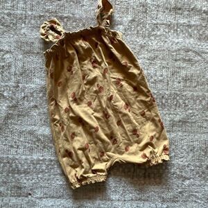 Musli size 9-12months mustard yellow Romper